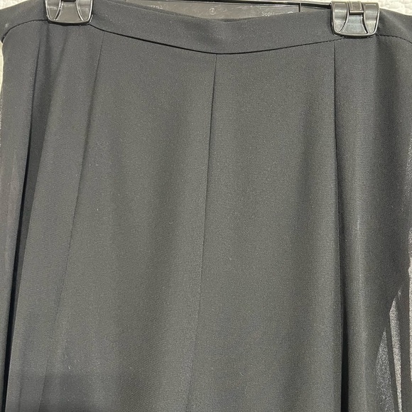 Bellissima Womens Black Maxi Sheer Lined Skirt, Size 14, #133 - Picture 4 of 11